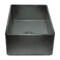 Alfi Brand Concrete Color 33" Reversible Sgl Fireclay Farmhouse Kitchen Sink ABCO3320SB - alternate 7